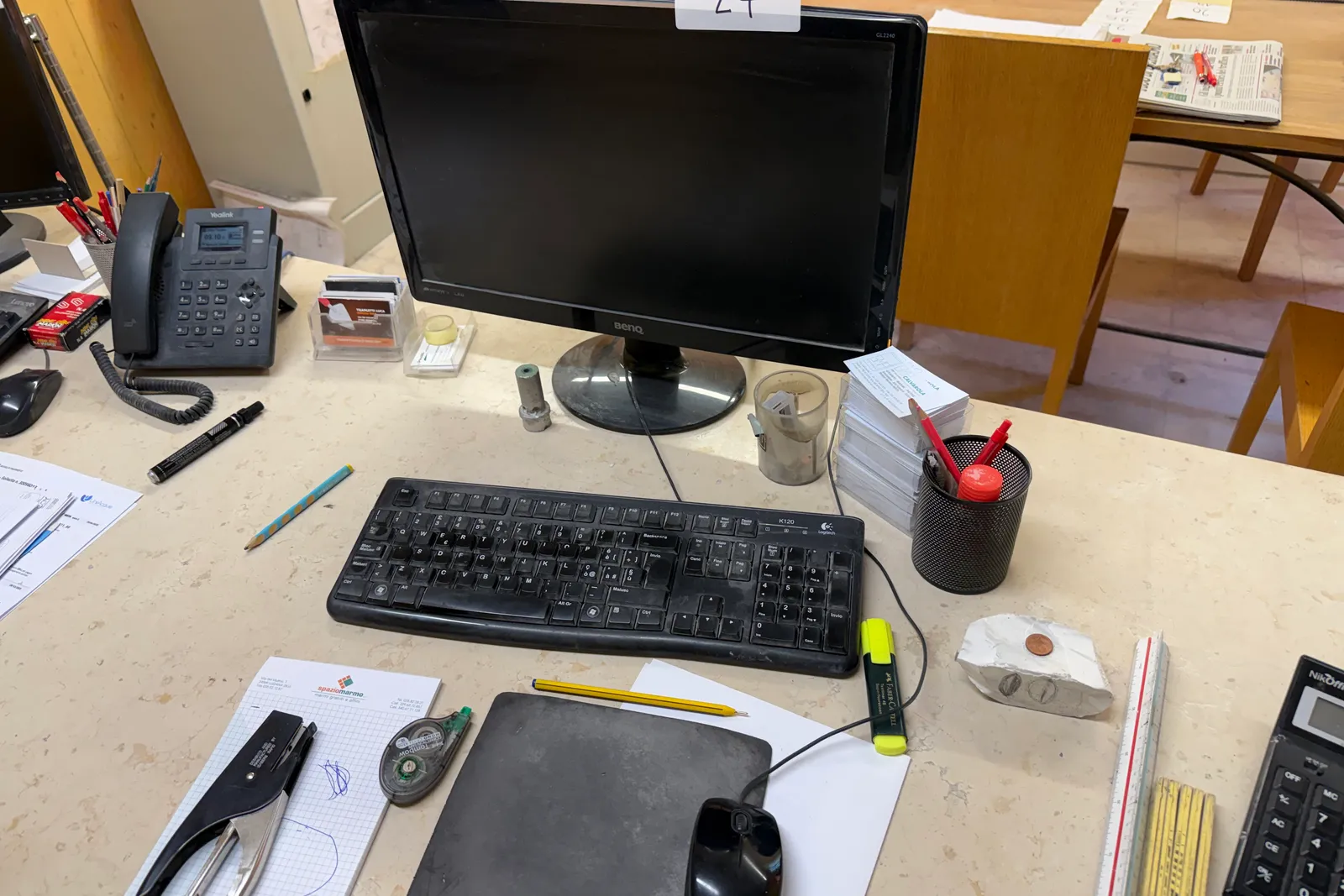 Macchine da ufficio e macchinari lavorazione pietra (ID 24, 25, 26, 27, 28, 31, 36, 35, 50, 64, 66, 68, 71)