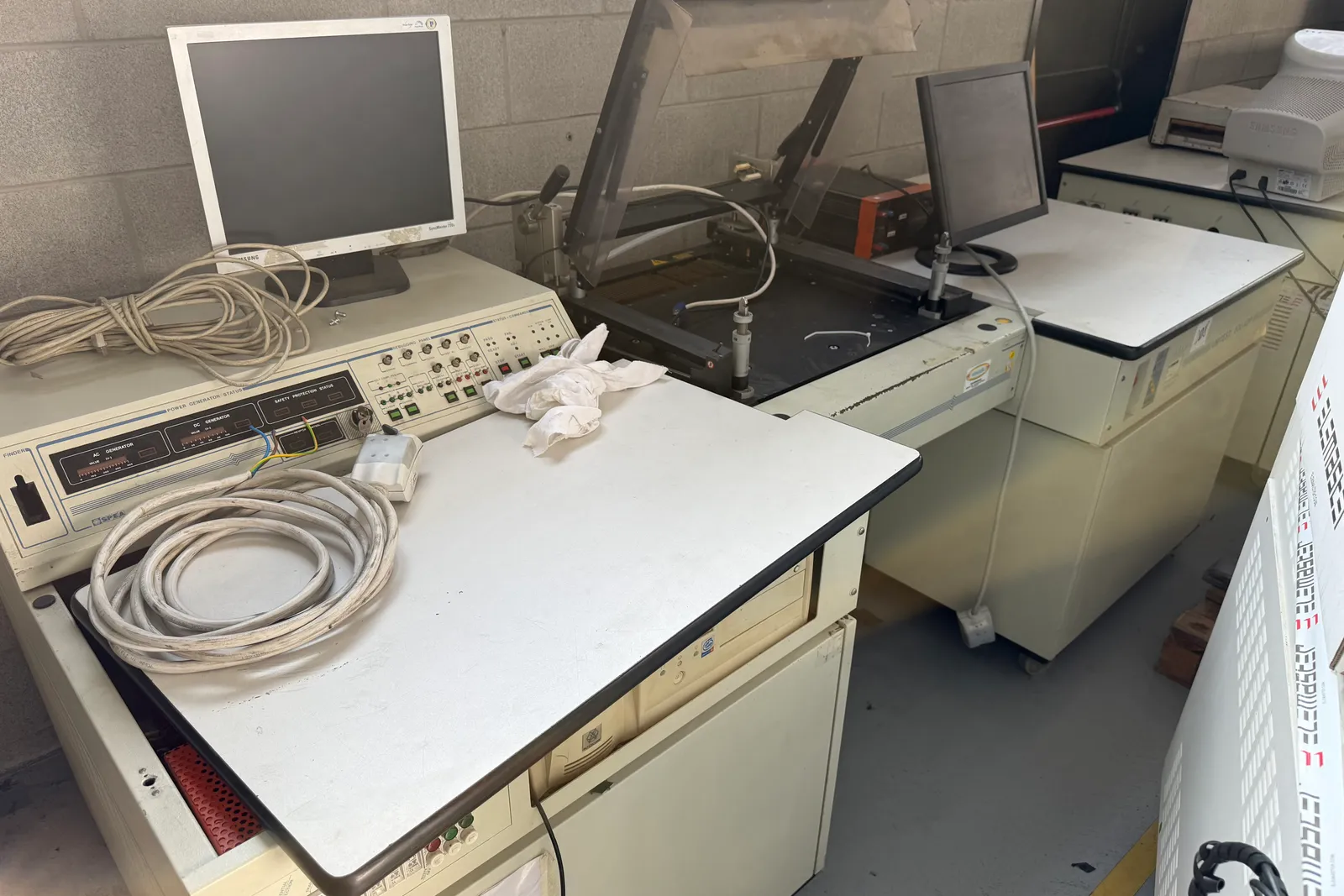 Banco Test circuiti SPEA, modulo per linea di assemblaggio Elmotek 1020 e macchinari obsoleti (ID 221 + ID 213 + ID 208)