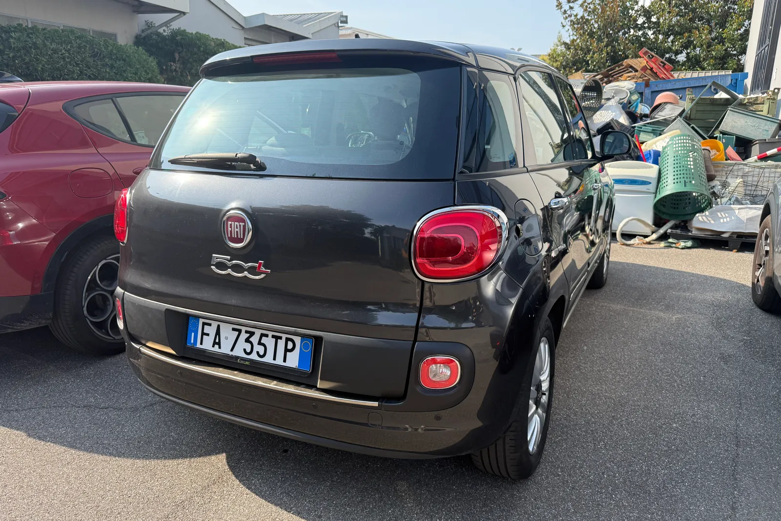 Autovettura Fiat 500 L targata FA735TP