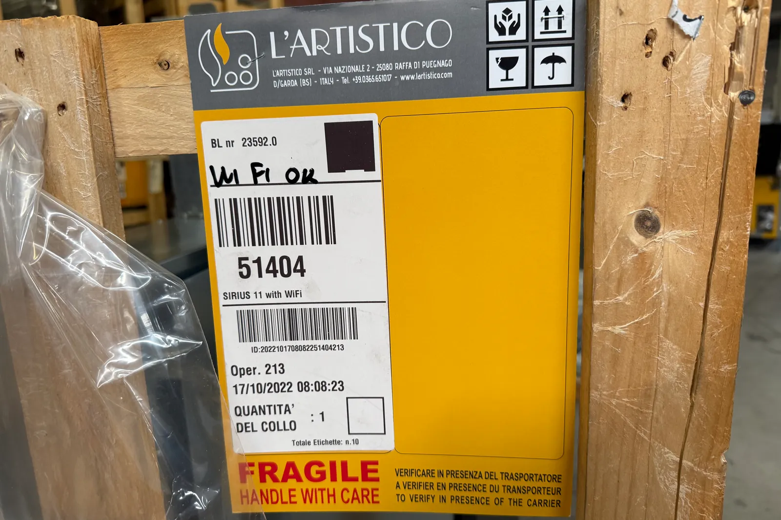 N. 4 stufe a pellet (ID 275) e n. 3 camini a pellet (ID 262)