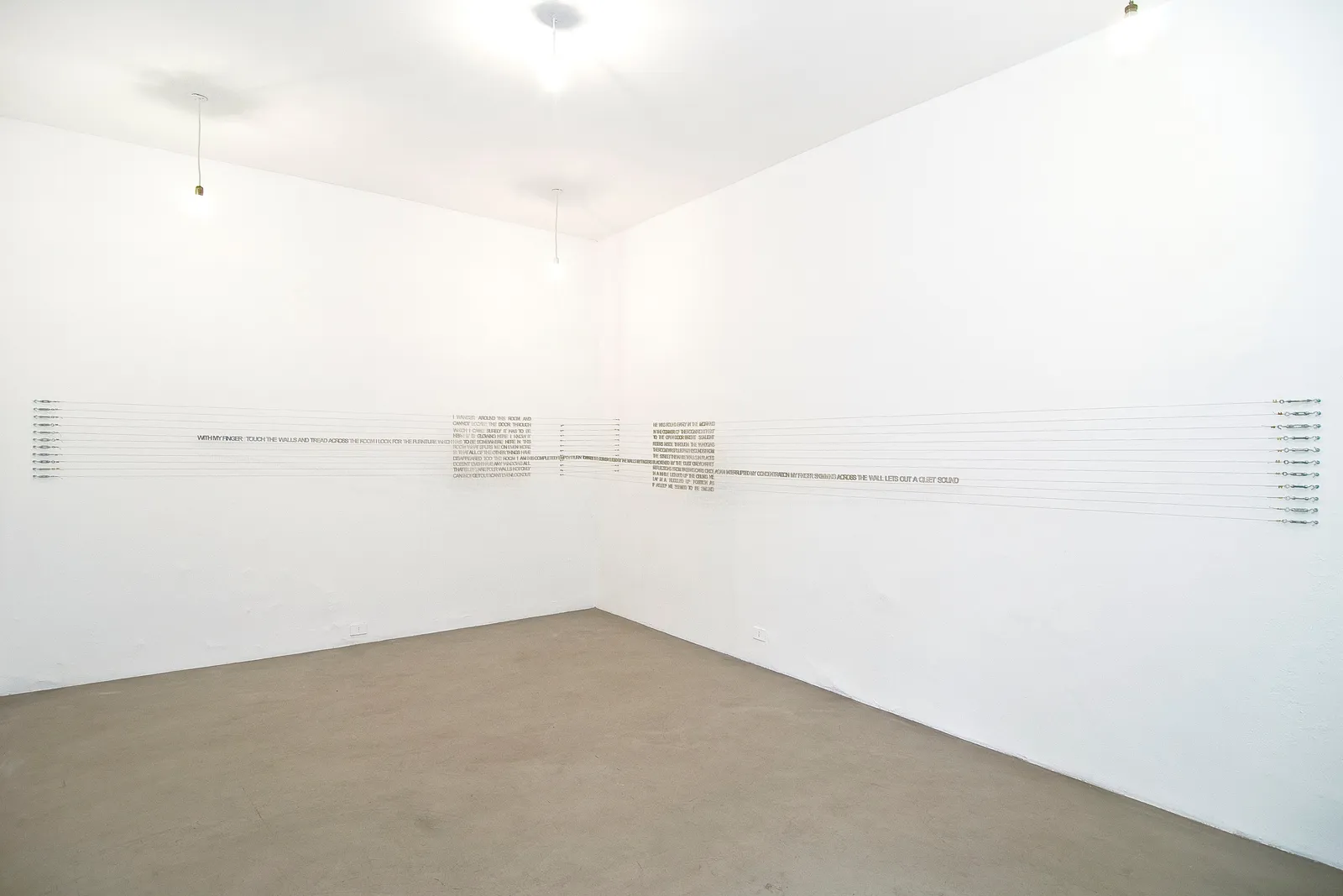JAN MANCUSKA - I turned towards the corner guided by the walls