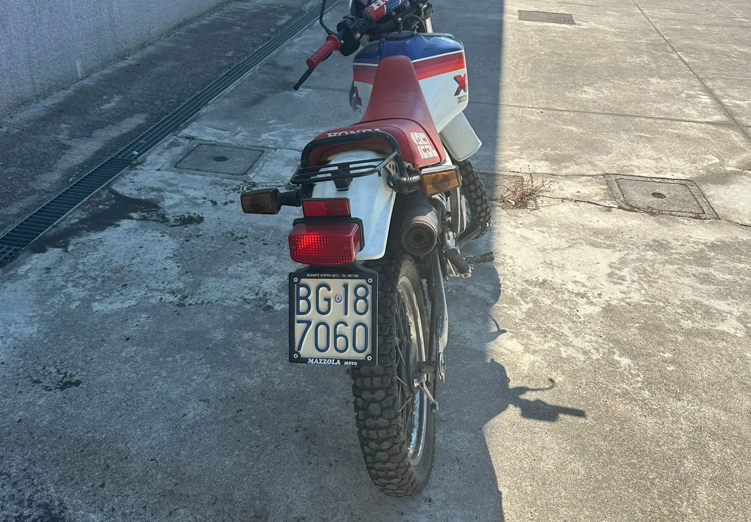 Motociclo Honda XL 125 R targato BG187060