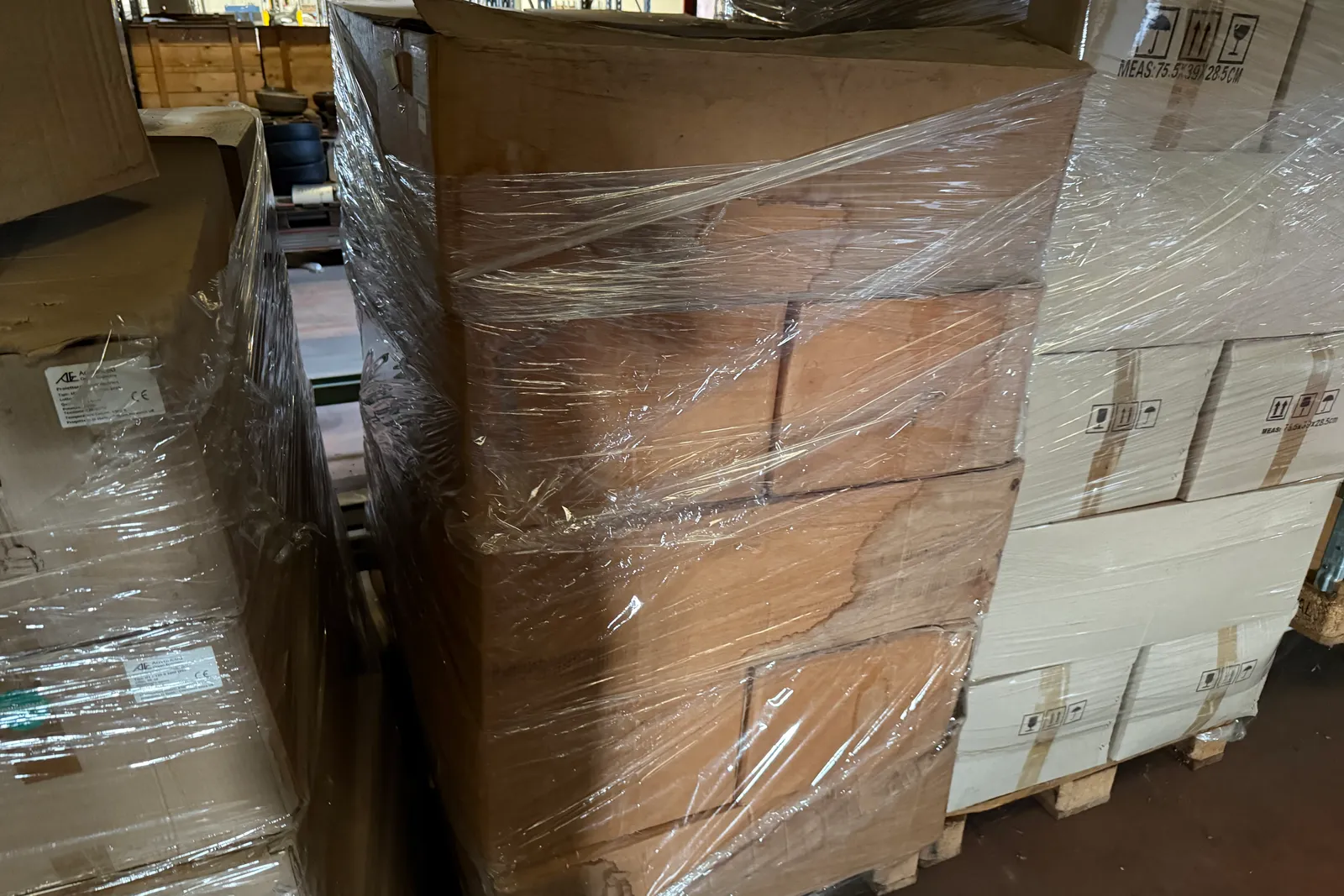 Magazzino lampade ad induzione magnetica, supporti e rimanenze