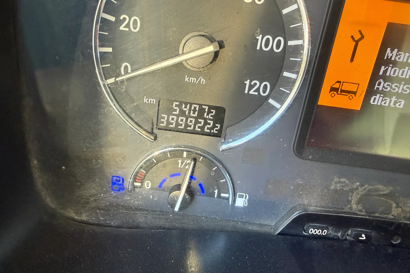 Autocarro ribaltabile Mercedes MB 4145 K targato EC848ME