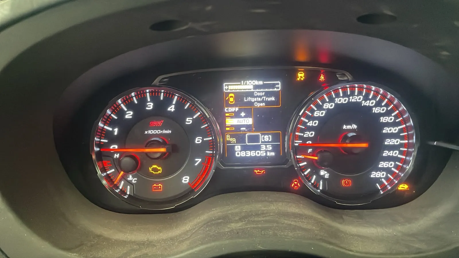 Autovettura Subaru WRX targata FK969VT (ID 138)