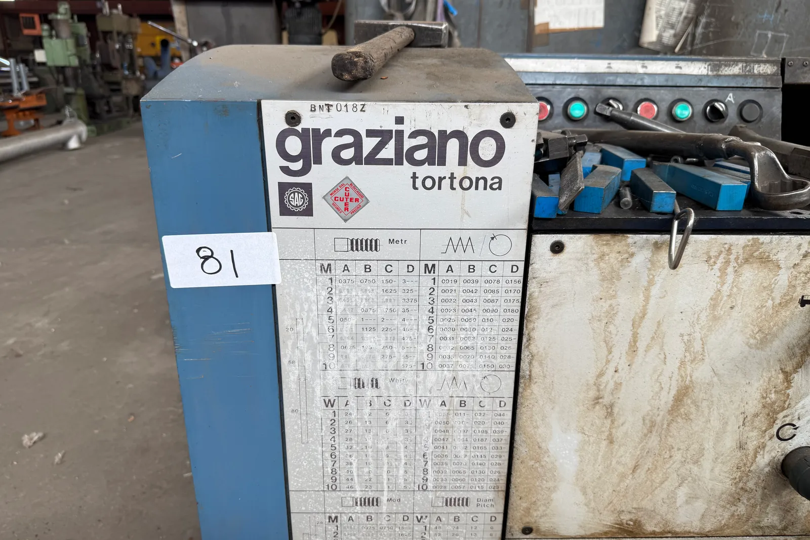 Arredi, macchine da ufficio, macchinari e attrezzature