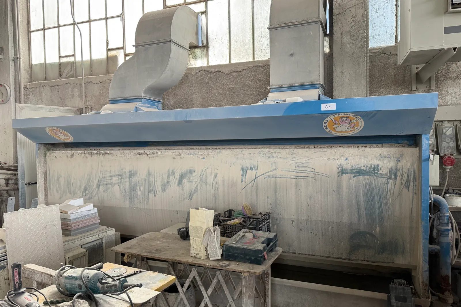 Macchinari e attrezzature lavorazione pietra (come indicati nel parere di congruità del 02.07.2026)