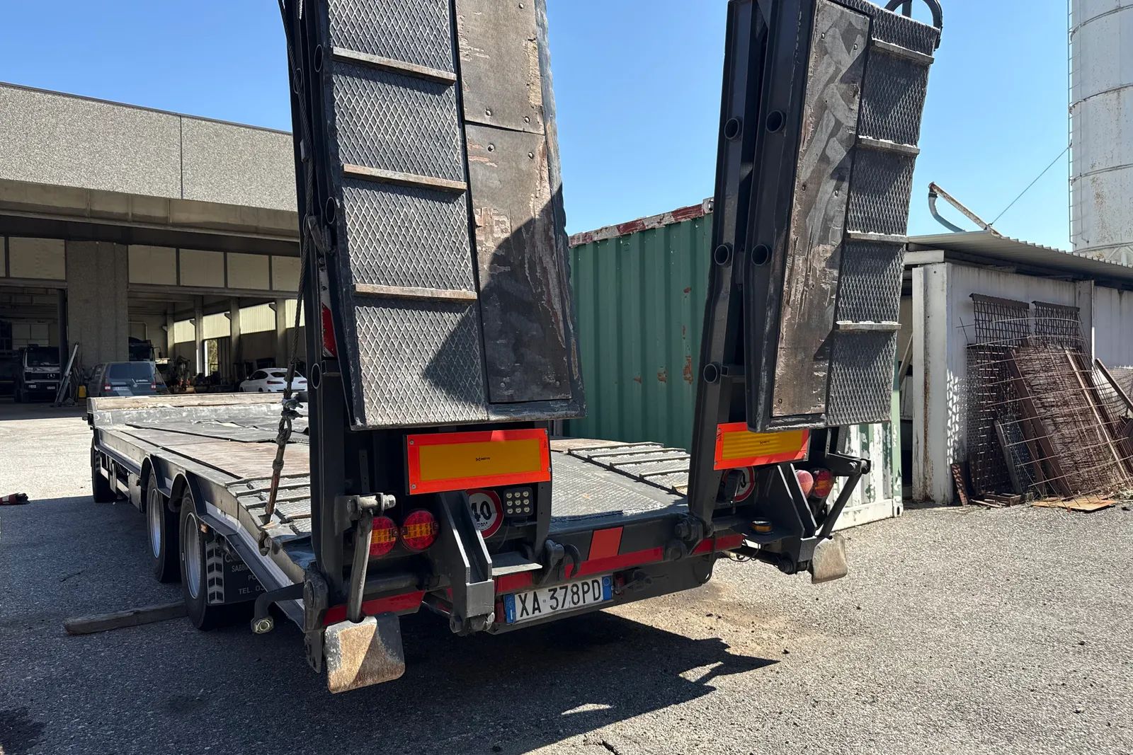 Rimorchio CTC mod. RP32E CTG 04 targato XA378PD 