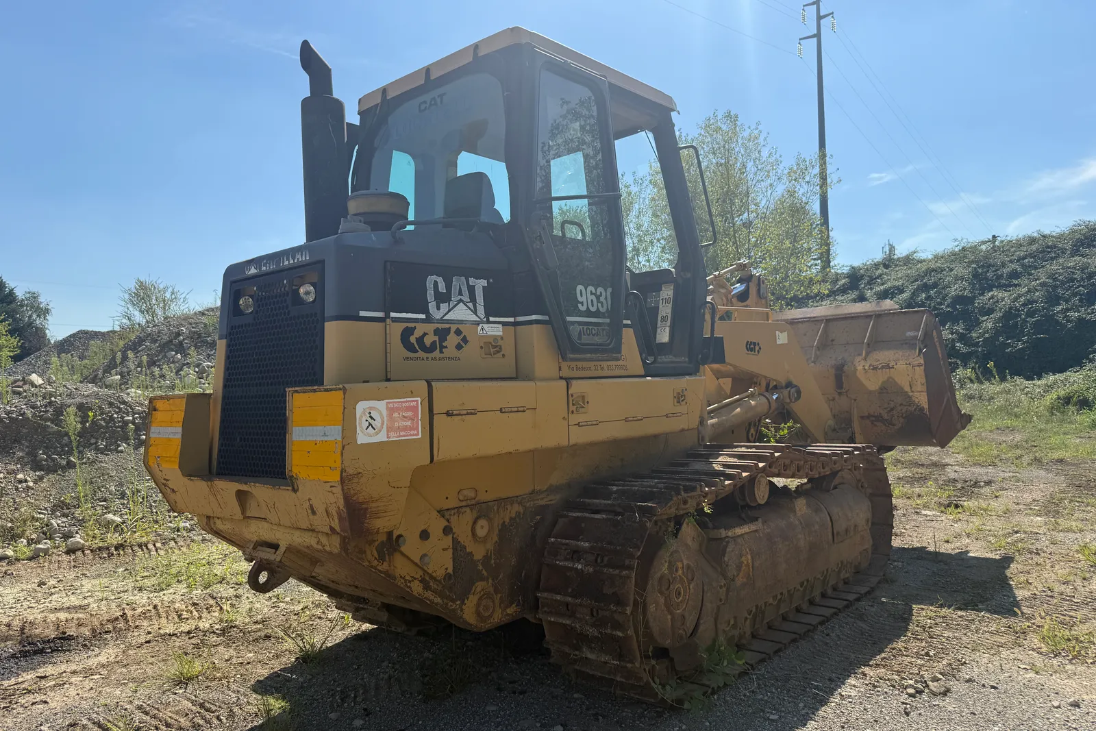 Pala cingolata CAT mod. 963C