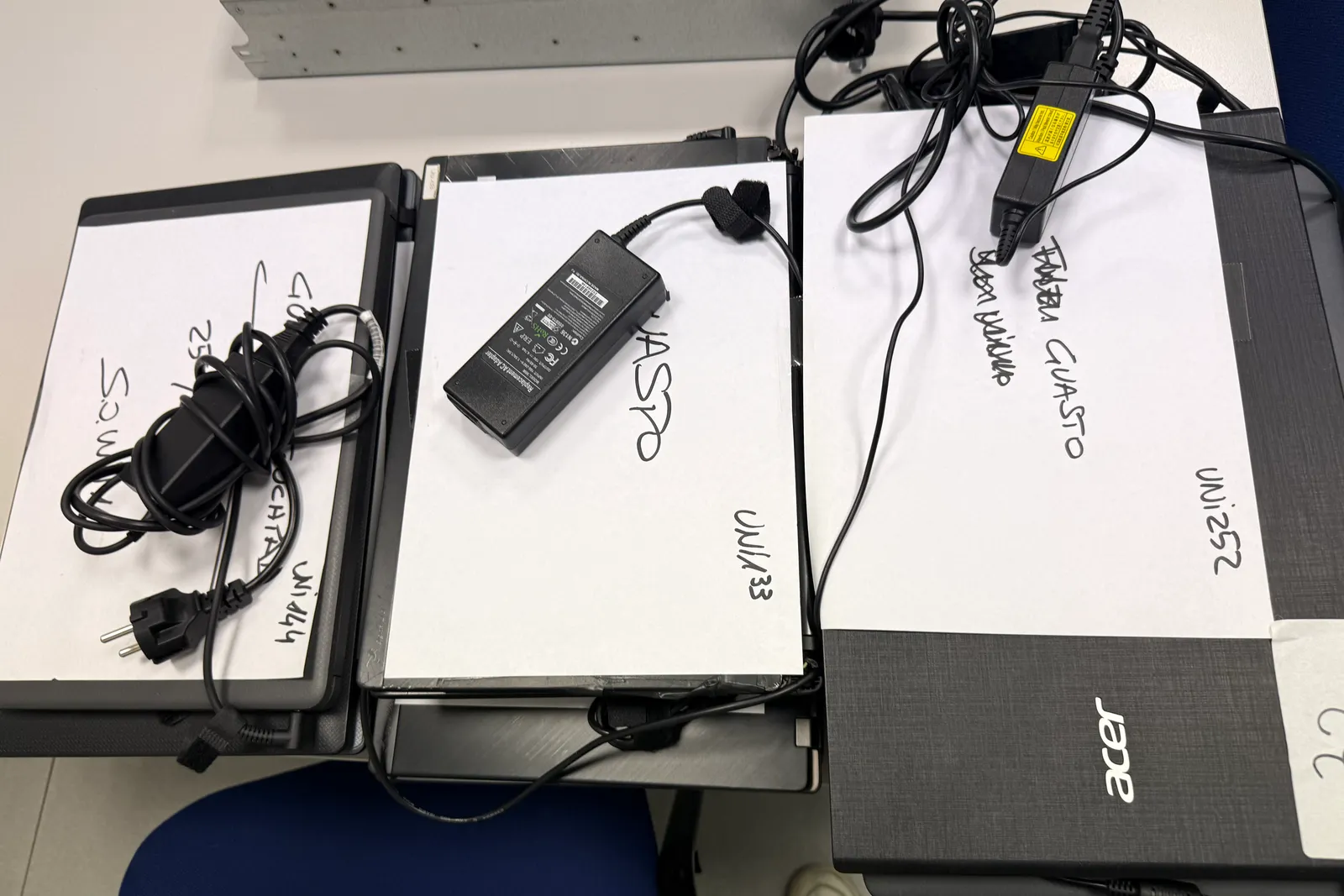 Arredi e macchine elettriche ed elettroniche da ufficio (ID da n. 31 a n. 194, oltre ID 201)