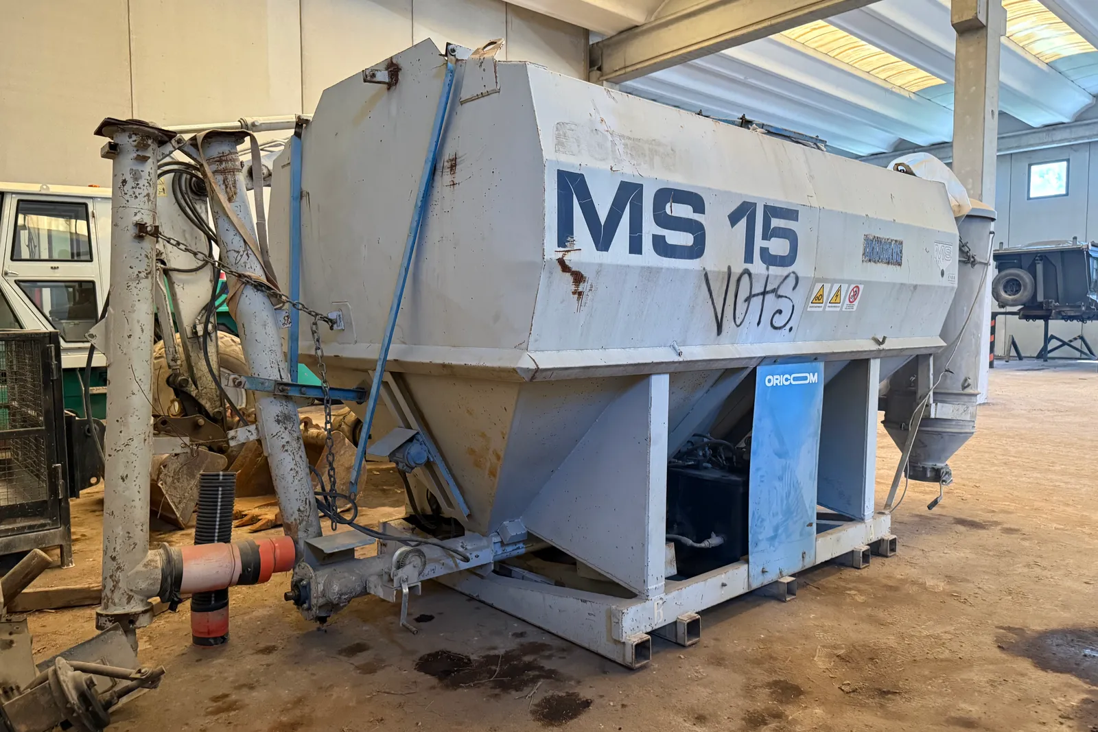 Impianto cemento da cantiere MS Caldaie mod. MS 15 R