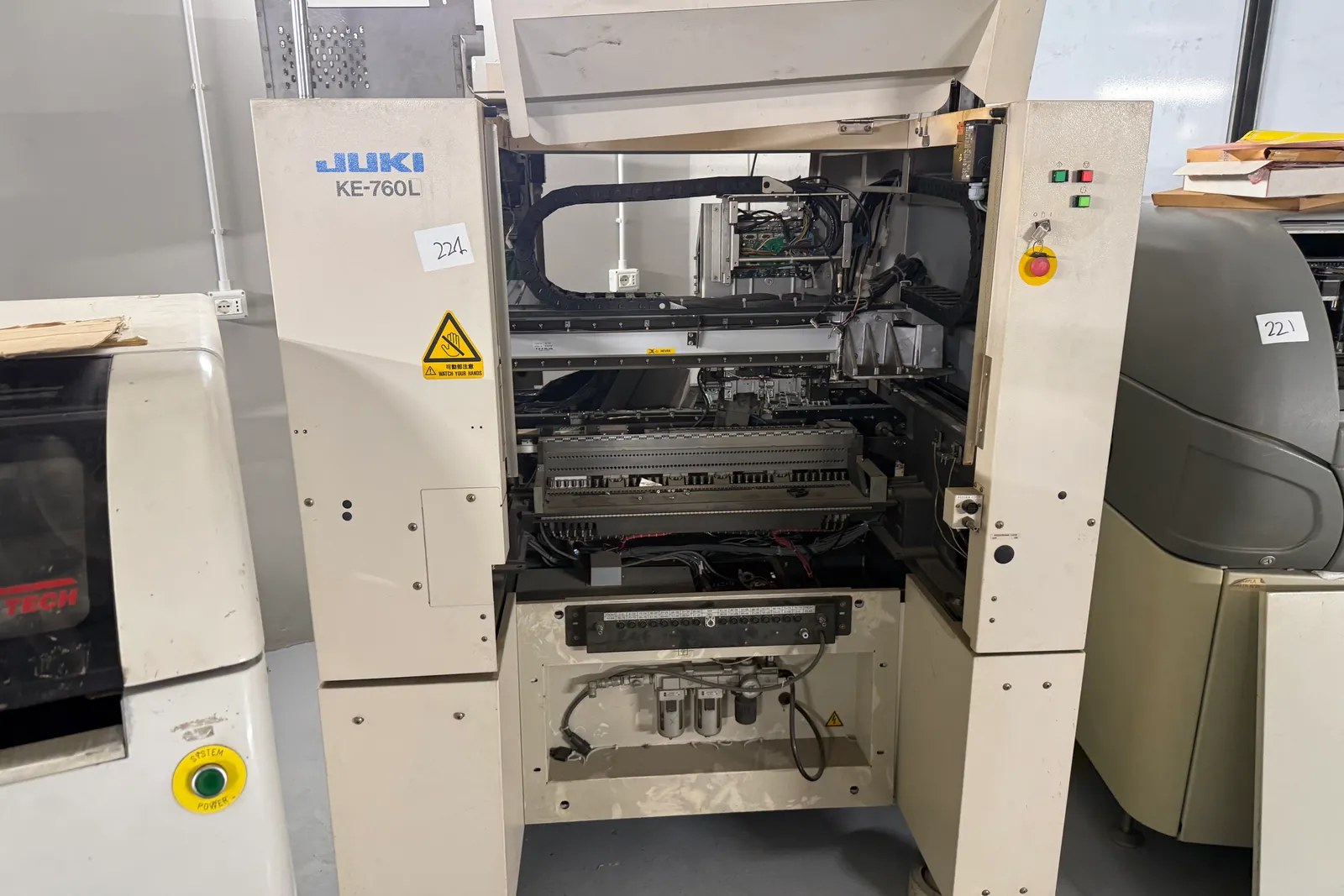 Banco Test circuiti SPEA, modulo per linea di assemblaggio Elmotek 1020 e macchinari obsoleti (ID 221 + ID 213 + ID 208)