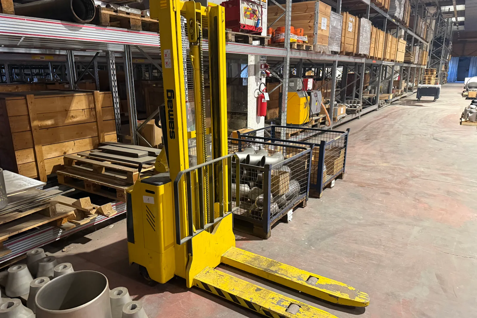 Carrello elevatore uomo a terra Samag (ID 1)