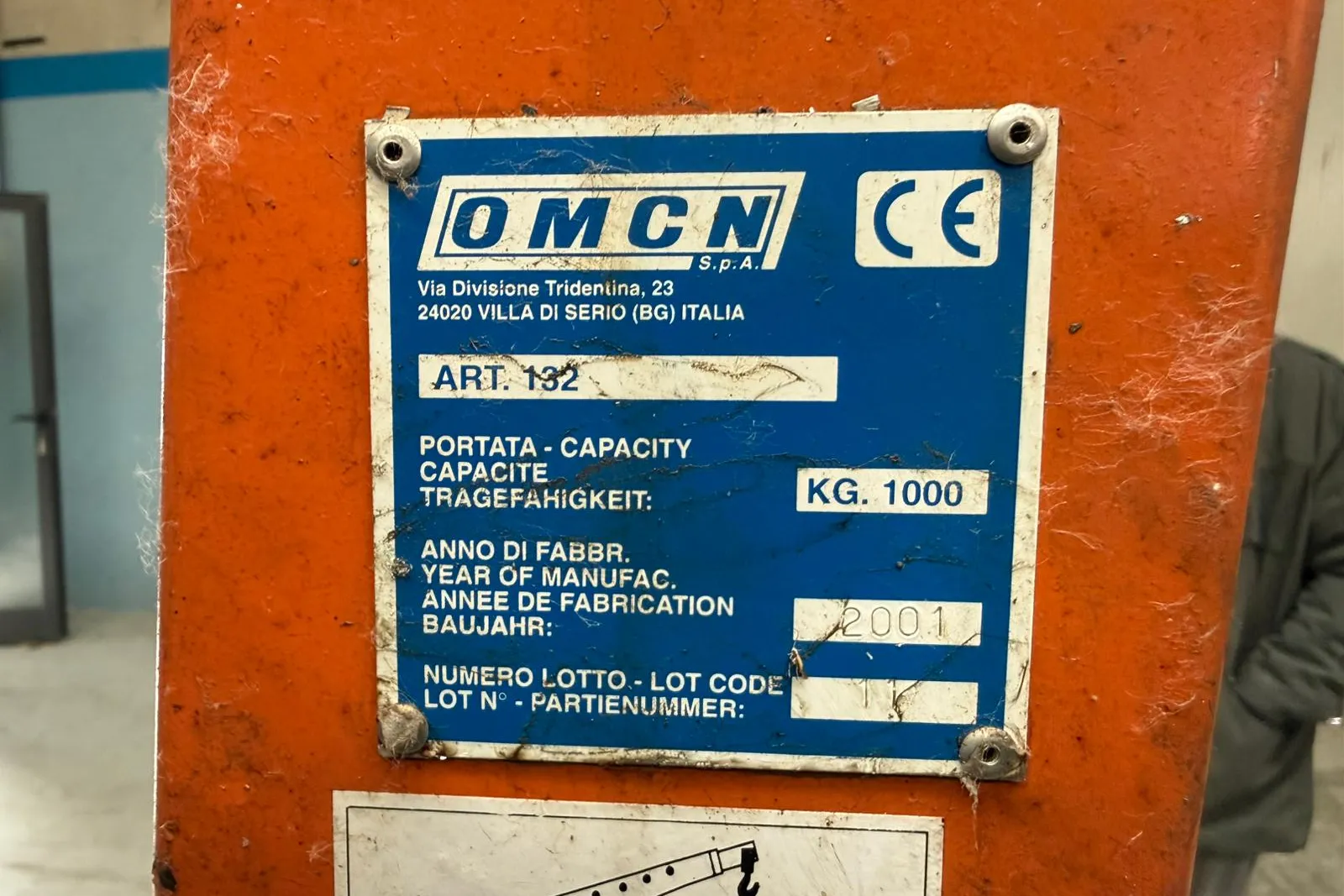 Muletto Still (ID 016), transpallet manuale (ID 031) e paranco manuale (ID 032)