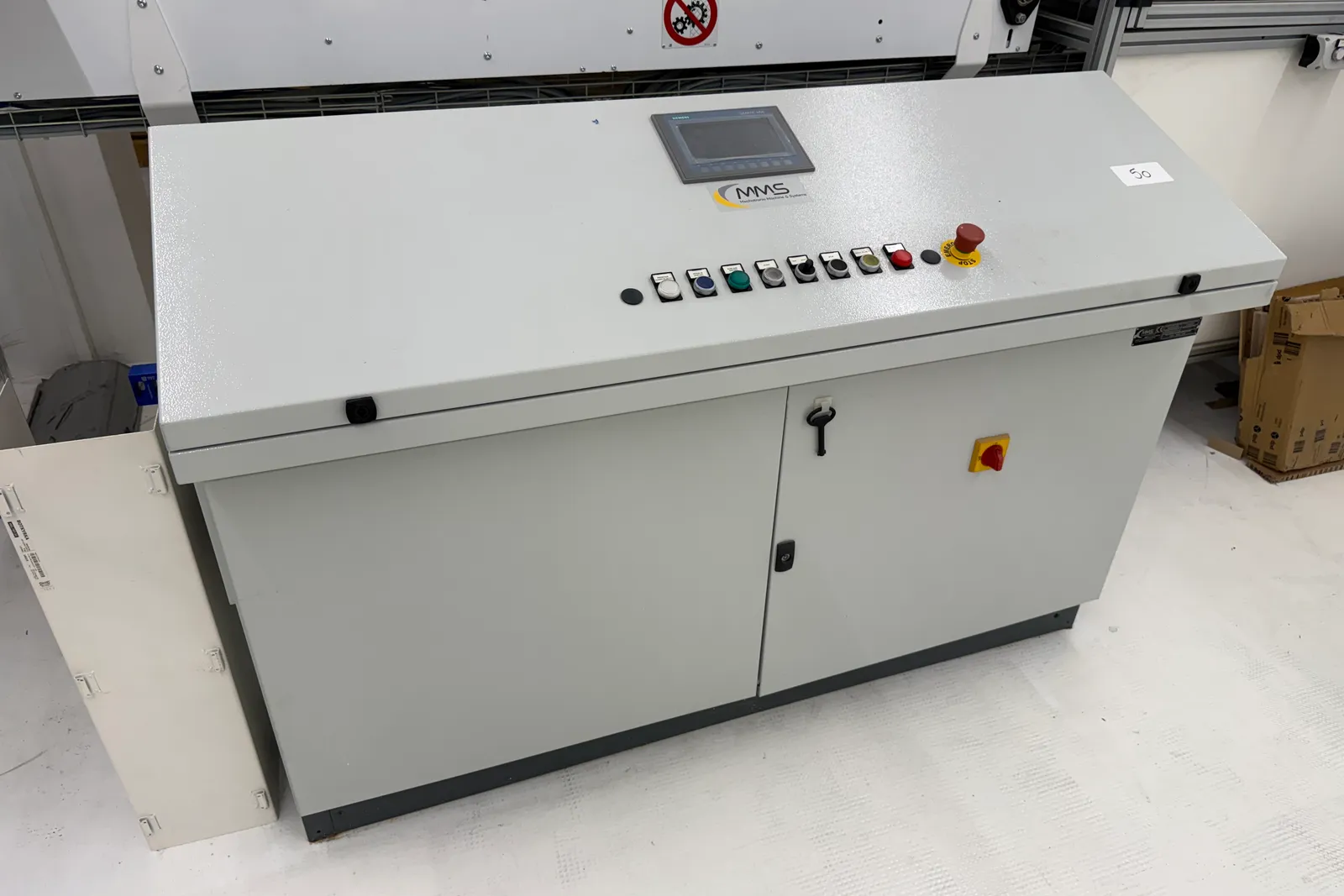N. 2 magazzini automatici Pharmathek Sintesi, inclusi moduli di carico, linea di imballo e smistamento Mechatronic Machines & Systems e centralina di controllo