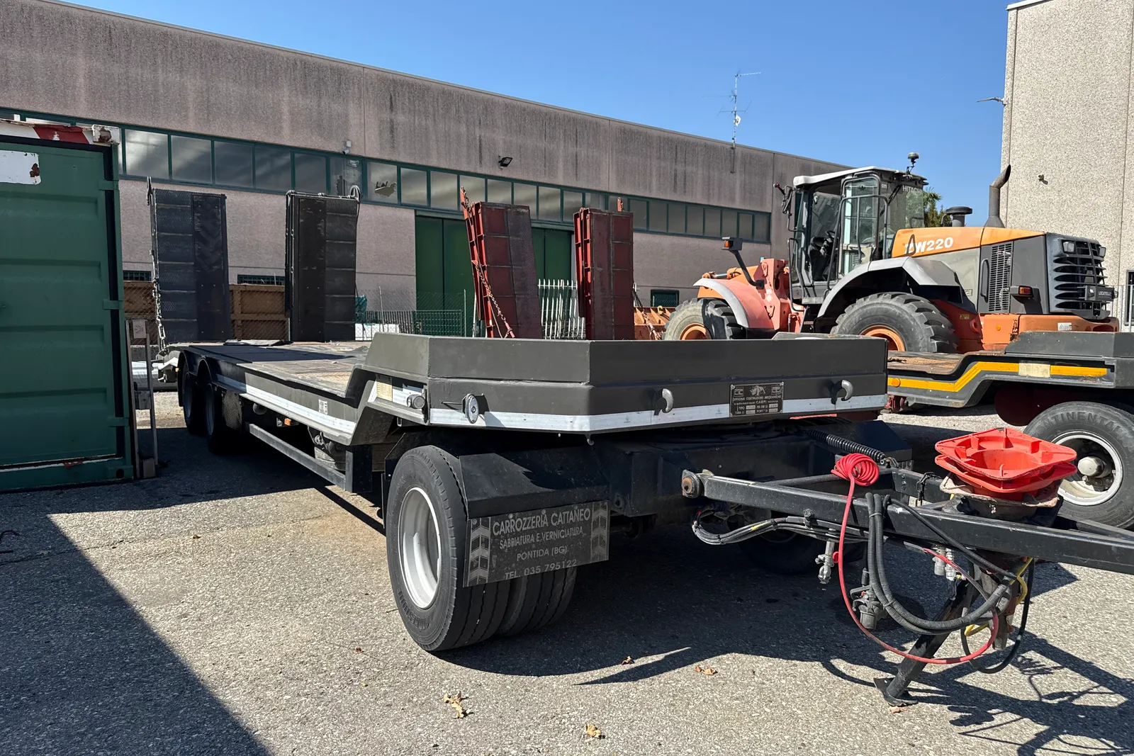 Rimorchio CTC mod. RP32E CTG 04 targato XA378PD 