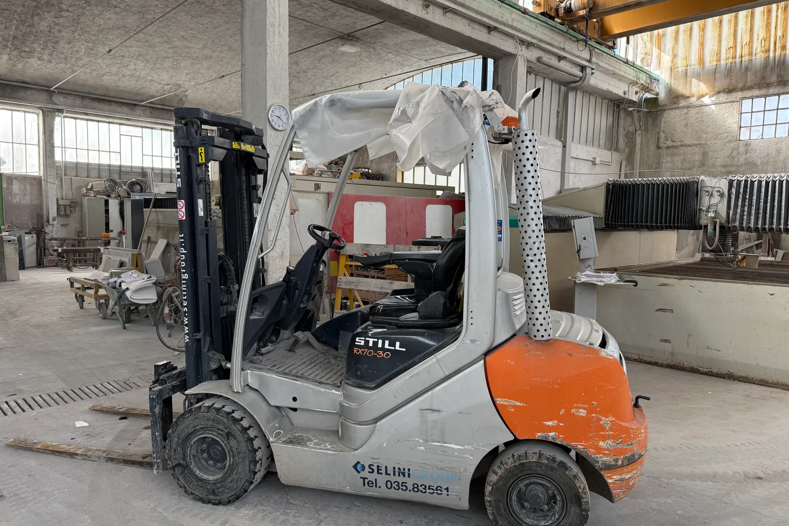 Gru Manghi (ID 32) e carrello elevatore (ID 33)