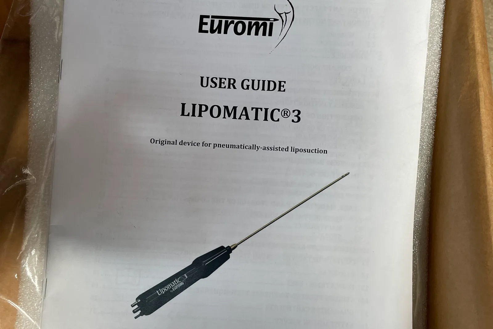 Liposutore Euromi mod. EVA SP6 con accessori 