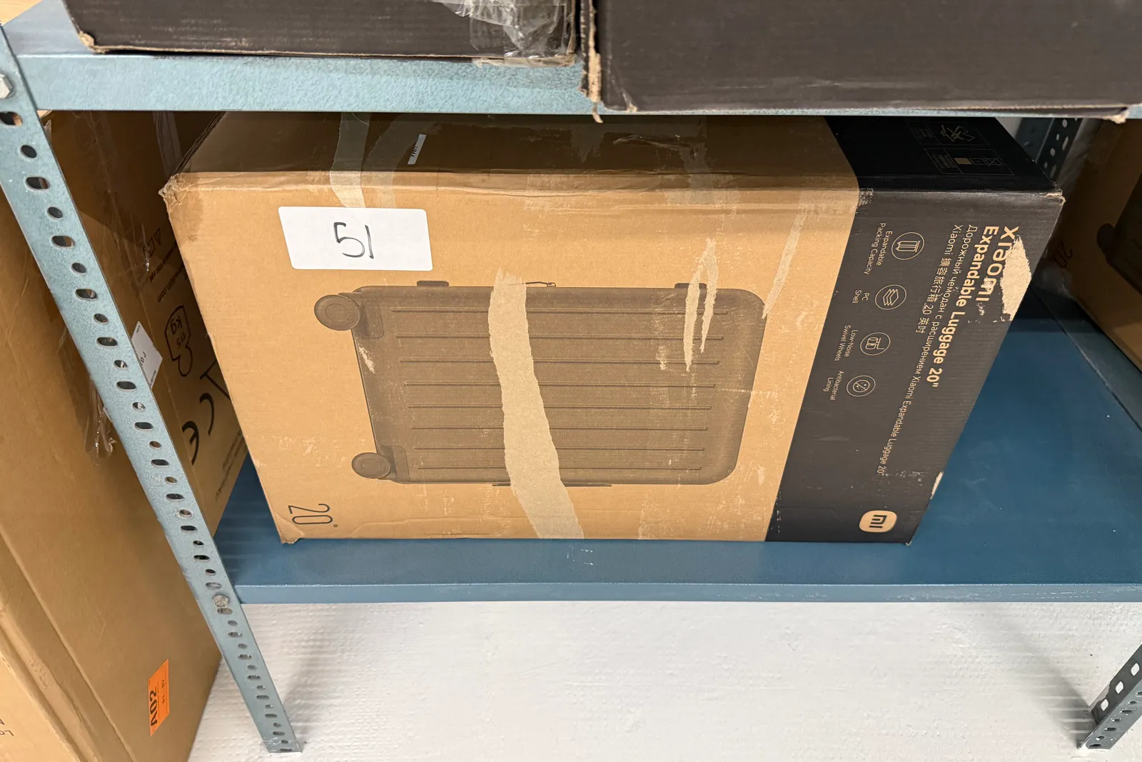 Stock prodotti, batterie, imballaggi, arredi e varie