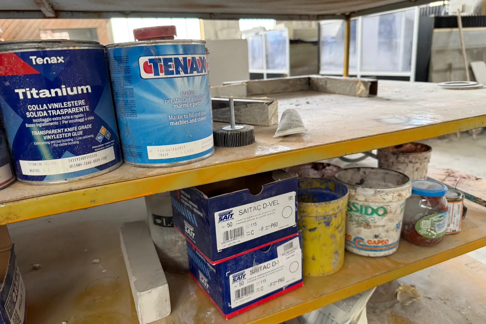 Rimanenze, strutture semifisse e macerie (ID 100, 101, 102, 103, 104)