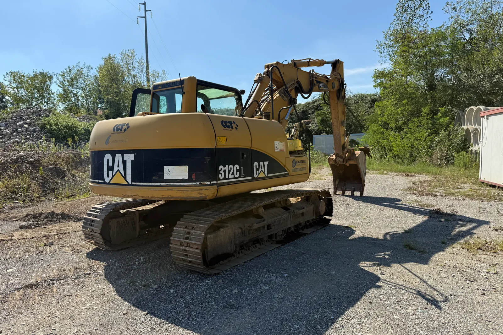 Escavatore cingolato CAT mod. 312 C