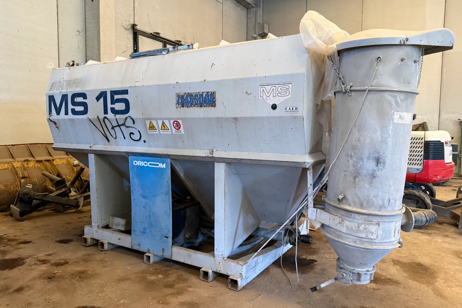 Impianto cemento da cantiere MS Caldaie mod. MS 15 R