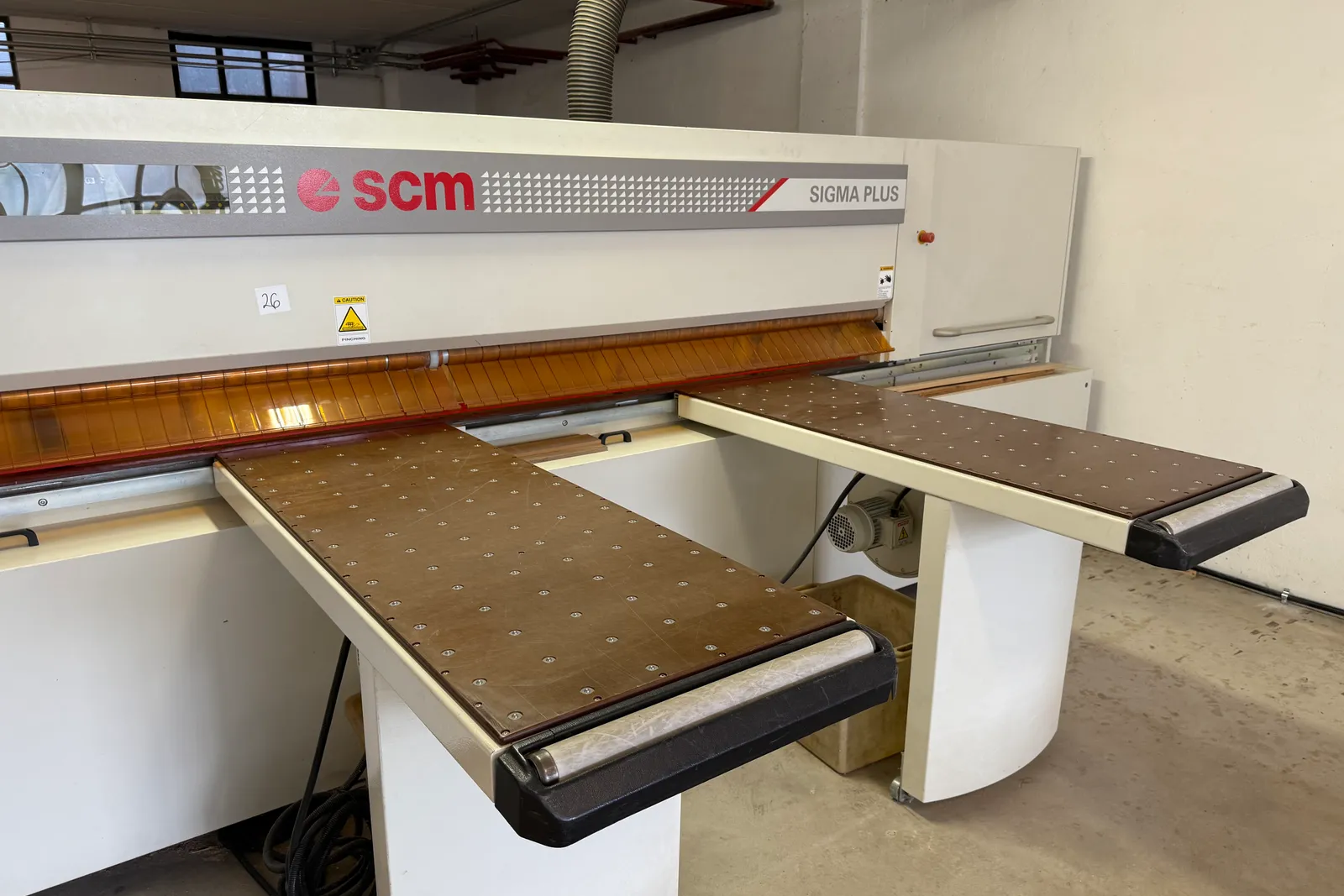 Sezionatrice SCM mod. SIGMA 125 C PLUS anno 2007 (ID 26)