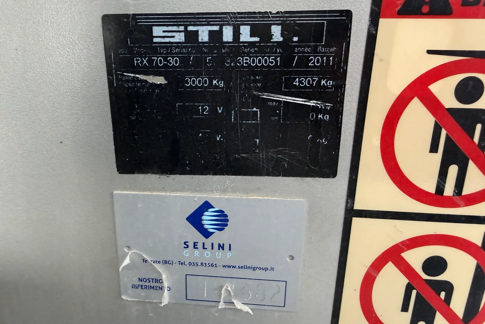 Gru Manghi (ID 32) e carrello elevatore (ID 33)