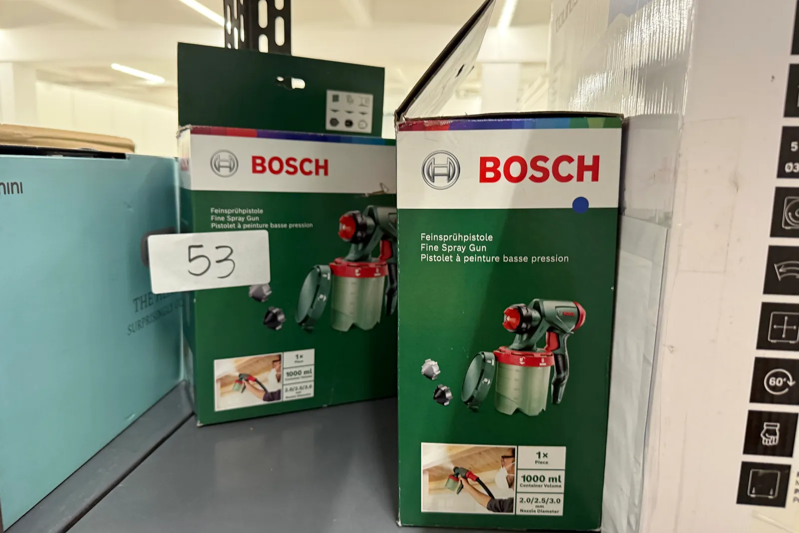 Stock prodotti, batterie, imballaggi, arredi e varie