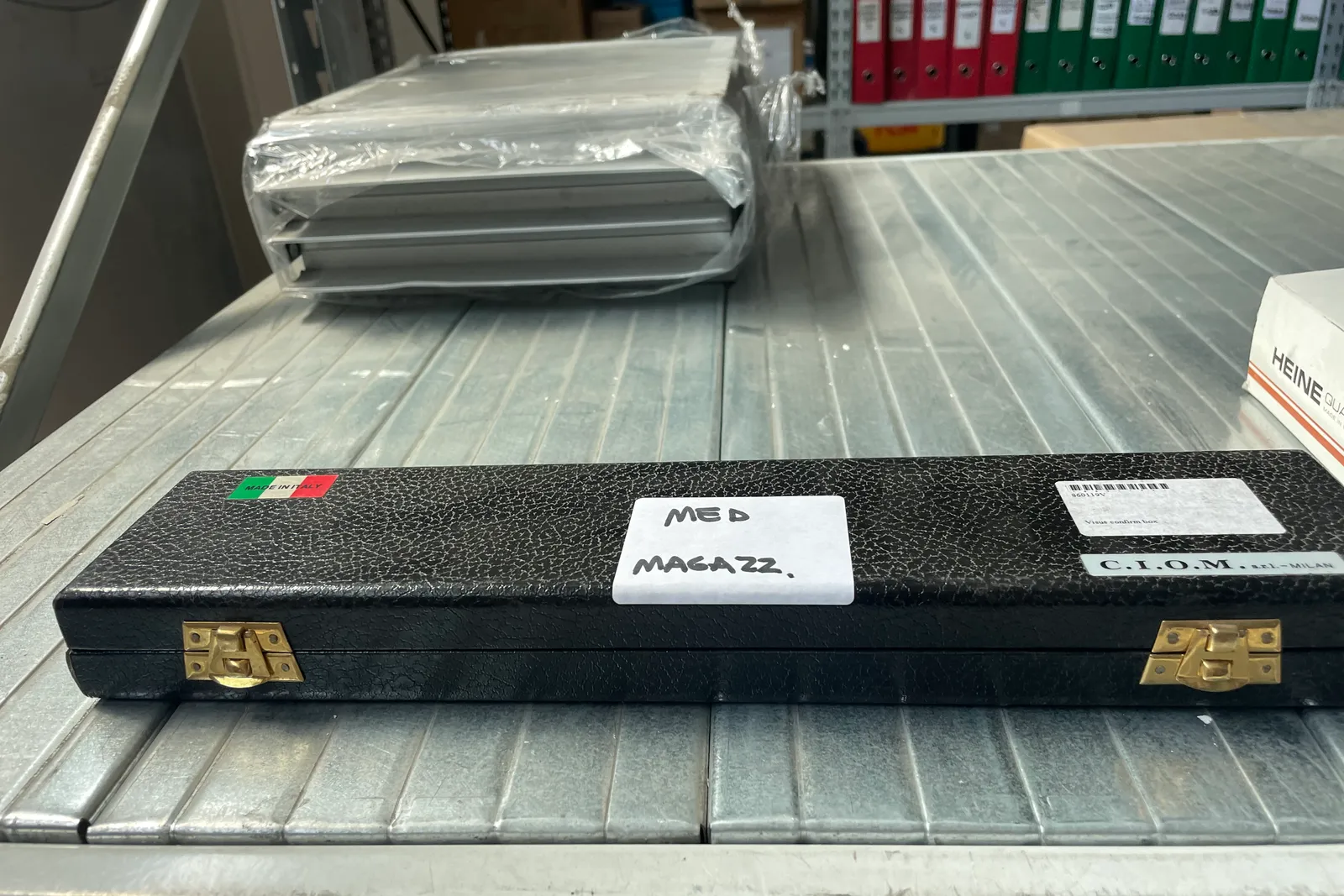 Rimanenze di magazzino, scala (ID 11) e scaffalatura (ID 22)