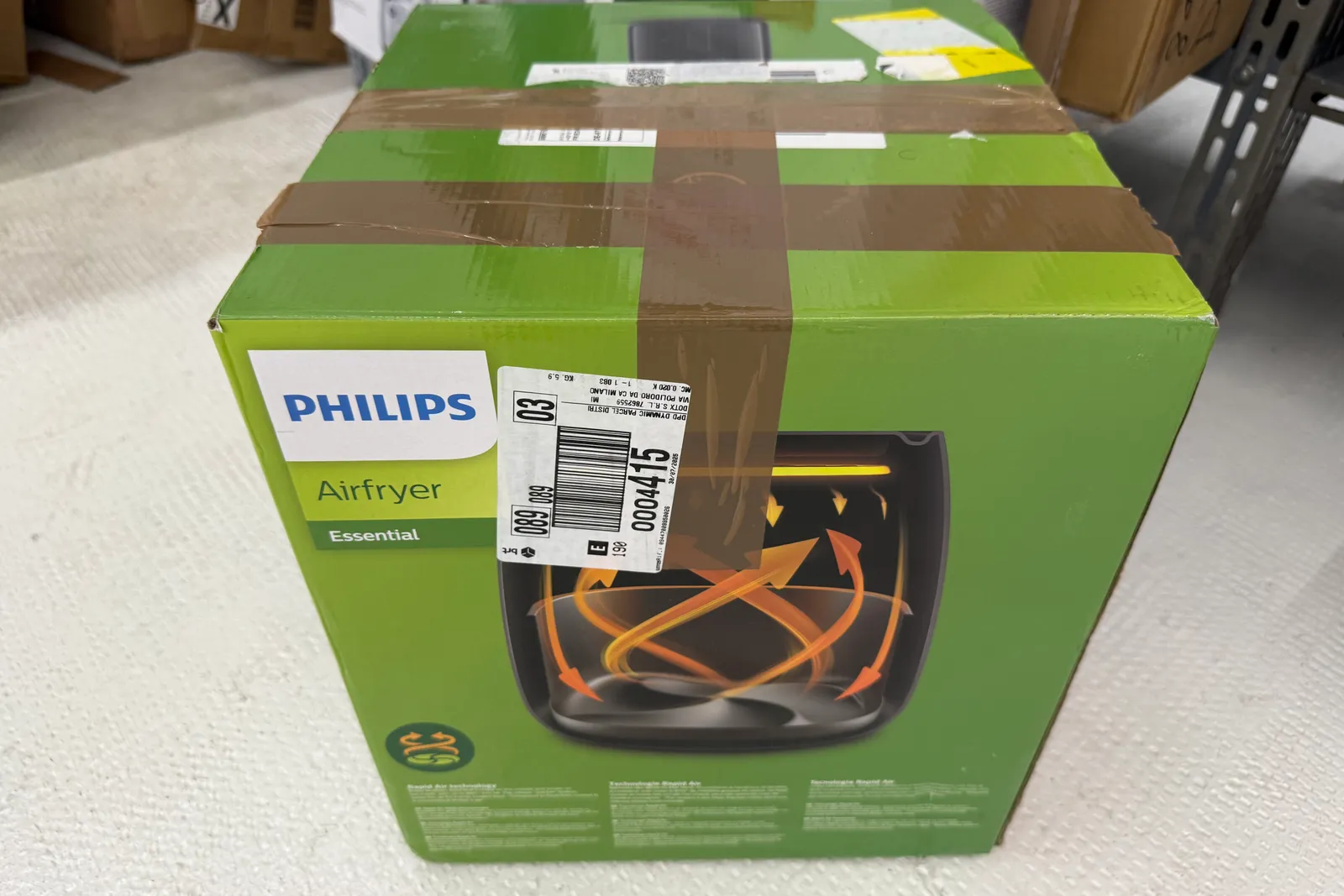 Stock prodotti, batterie, imballaggi, arredi e varie
