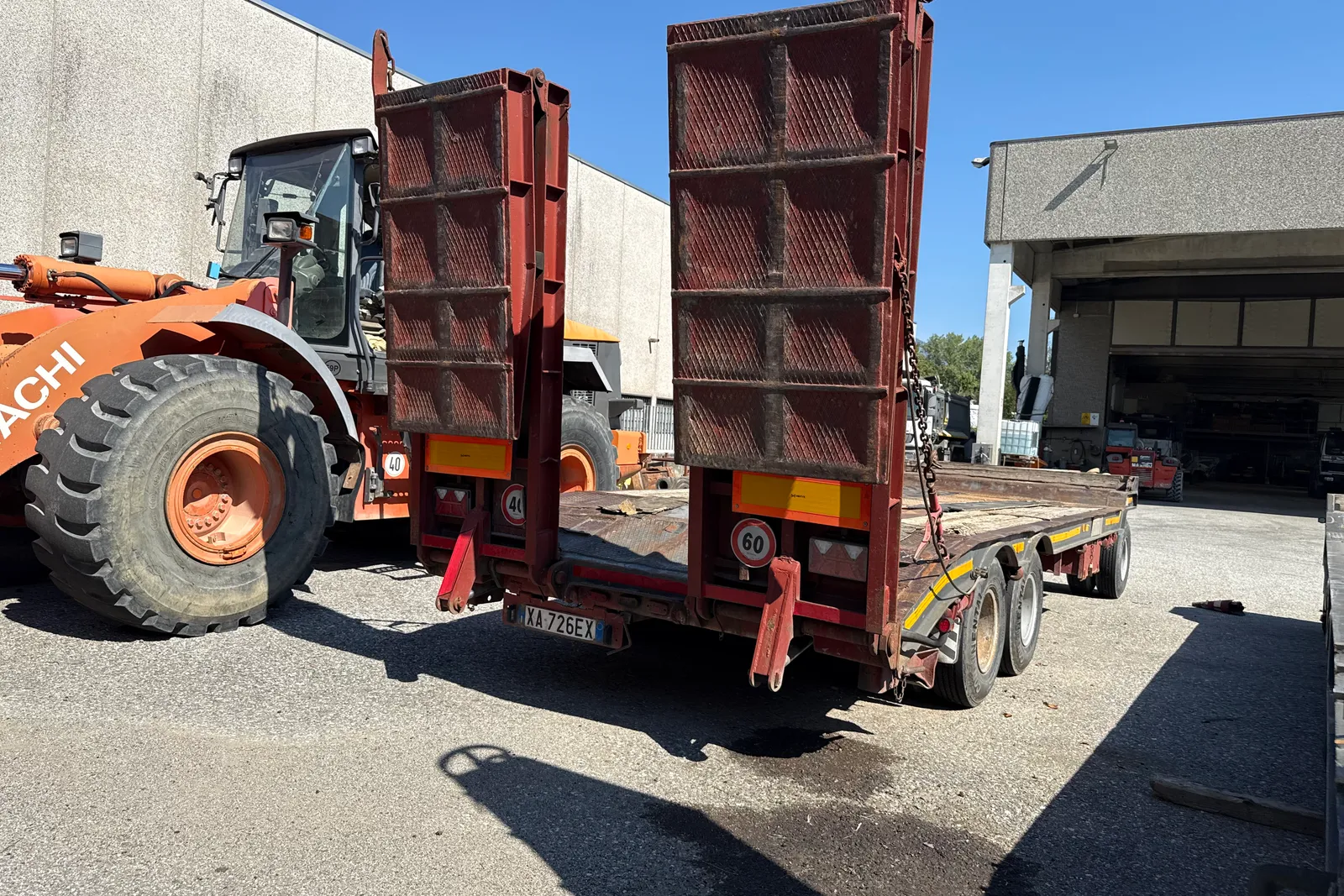 Rimorchio CTC mod. RP32 targato XA726EX