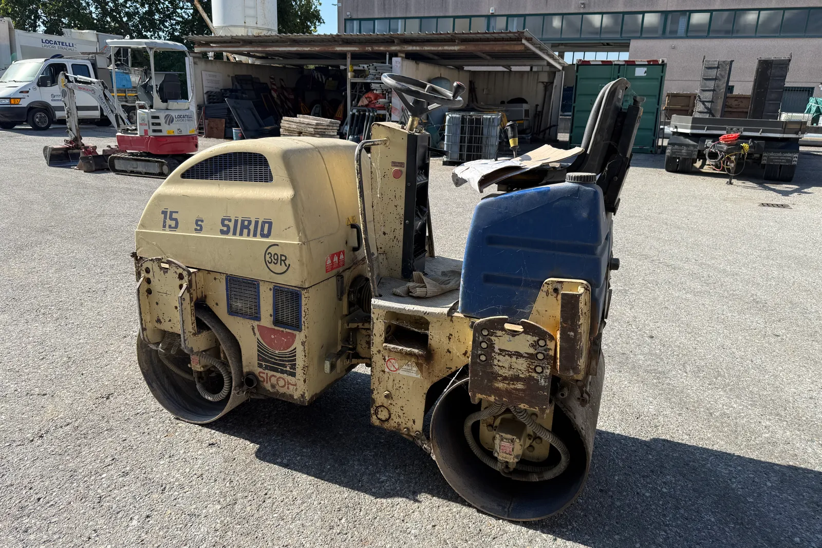 Rullo compressore Sicom mod. 15 S Sirio