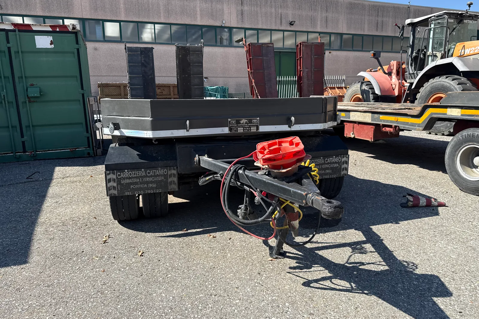 Rimorchio CTC mod. RP32E CTG 04 targato XA378PD 