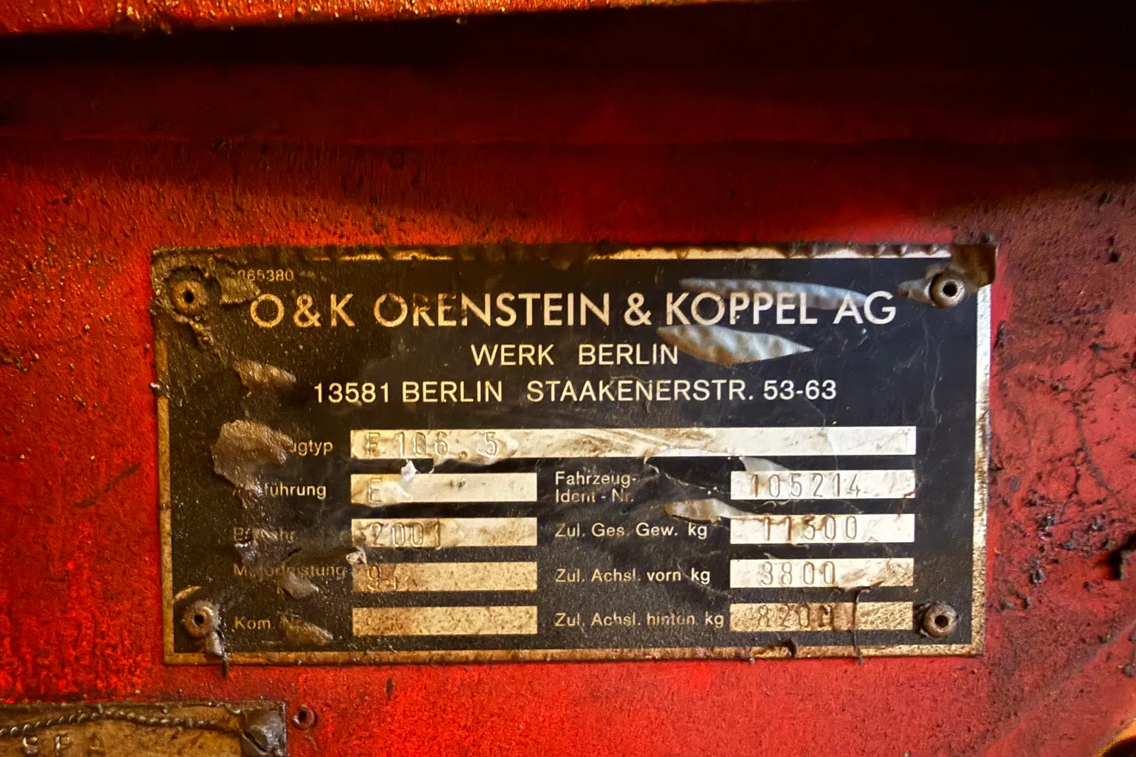 Grader O&K mod. F 106.5