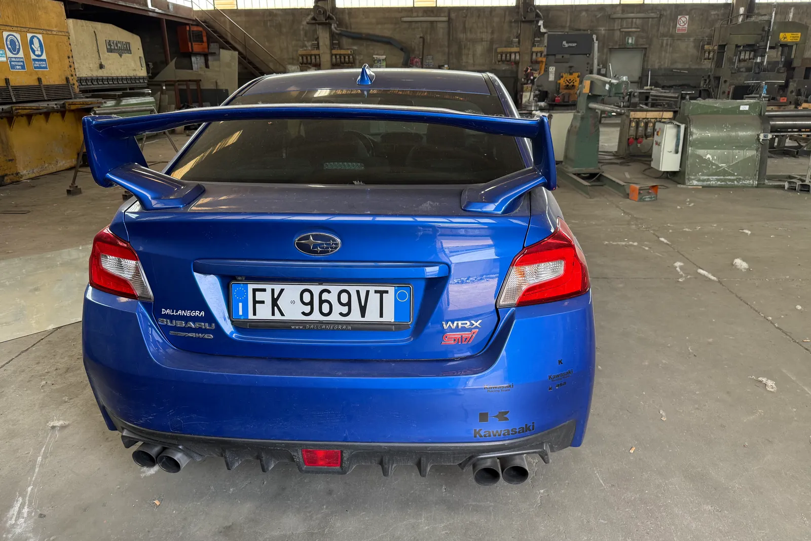 Autovettura Subaru WRX targata FK969VT (ID 138)