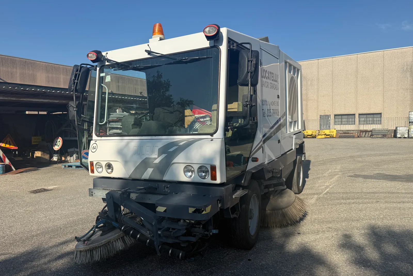 Spazzatrice stradale Dulevo 5000 Evolution targata AGP250