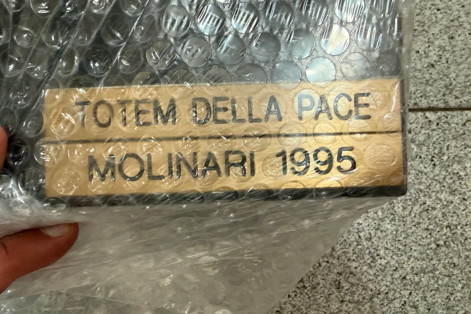 Opera “Il Totem della Pace” a firma Mario Molinari 