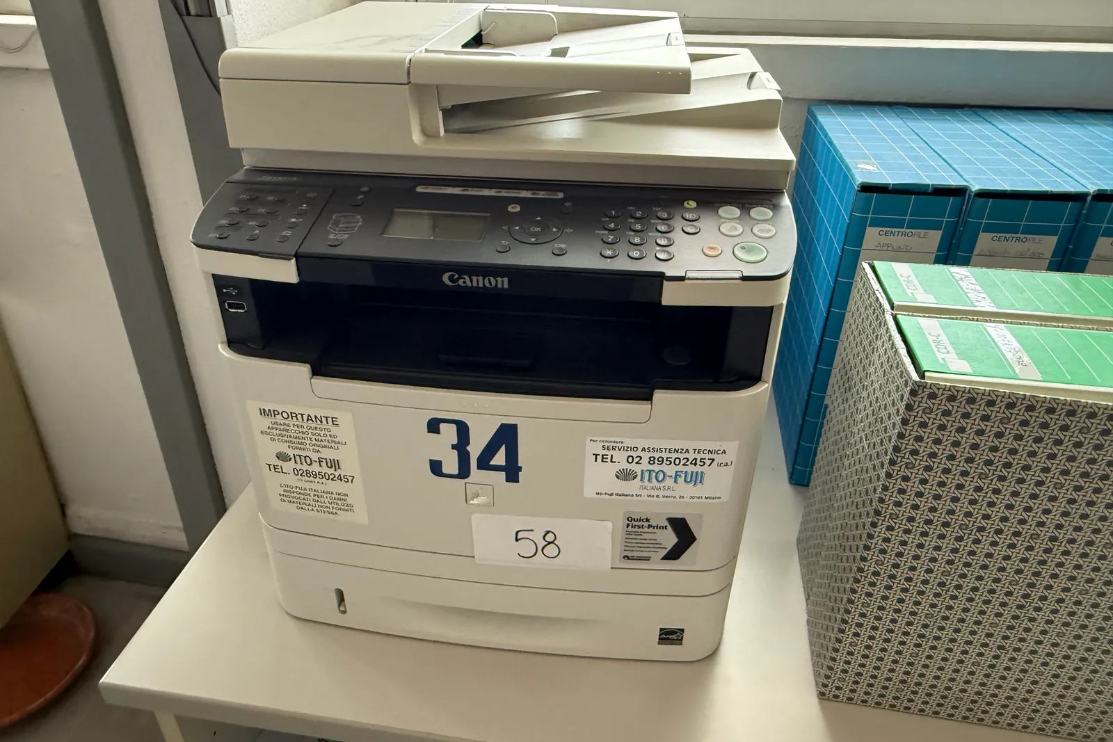 Arredi e macchine elettriche ed elettroniche da ufficio (ID da n. 31 a n. 194, oltre ID 201)